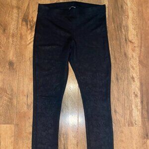 Express - Black snake print leggings